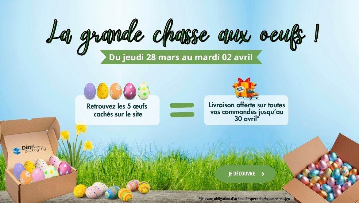 Qui dit Distri-Pâques, dit ? Chasse à l'œuf !